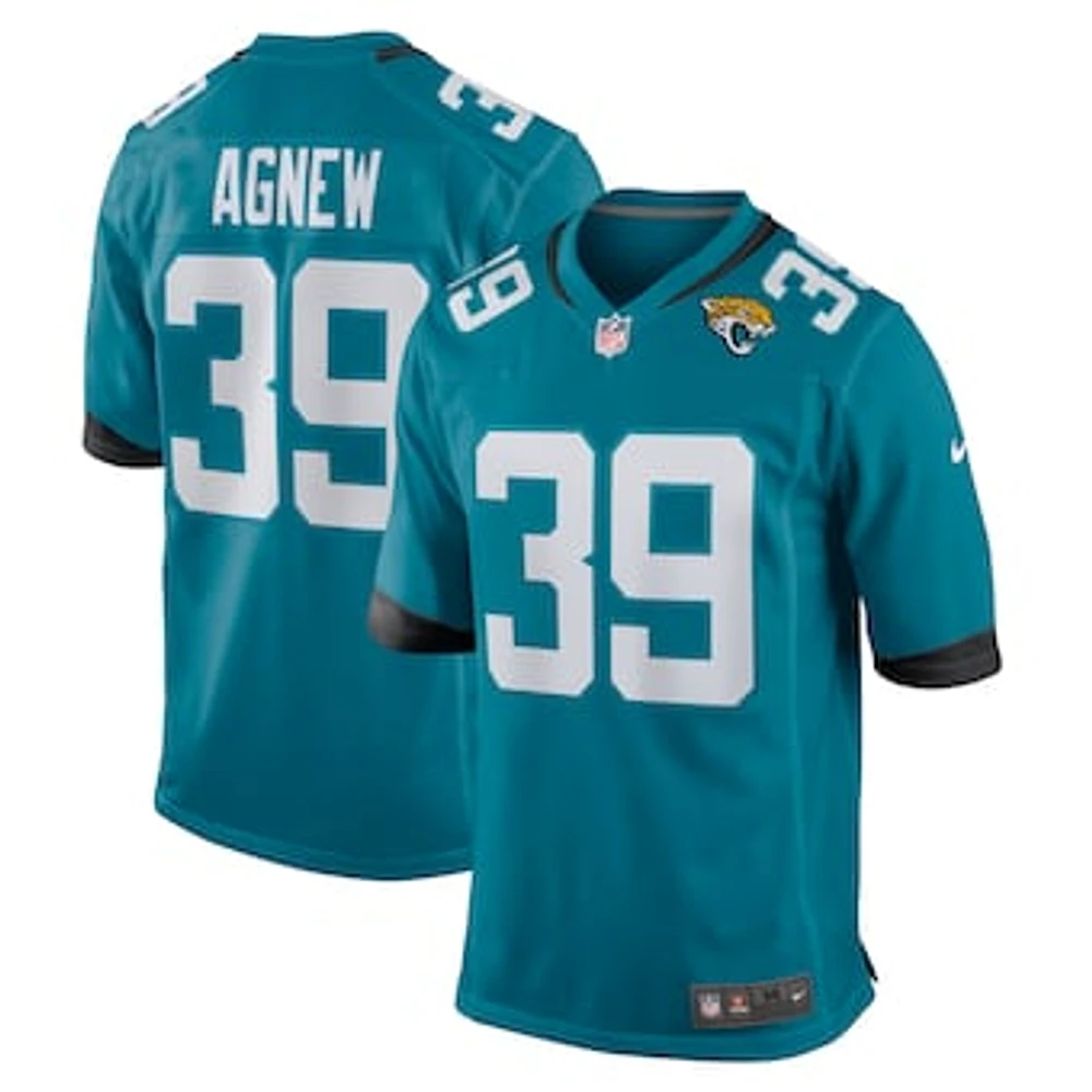 Men's Nike Jamal Agnew Teal Jacksonville Jaguars Game Jersey