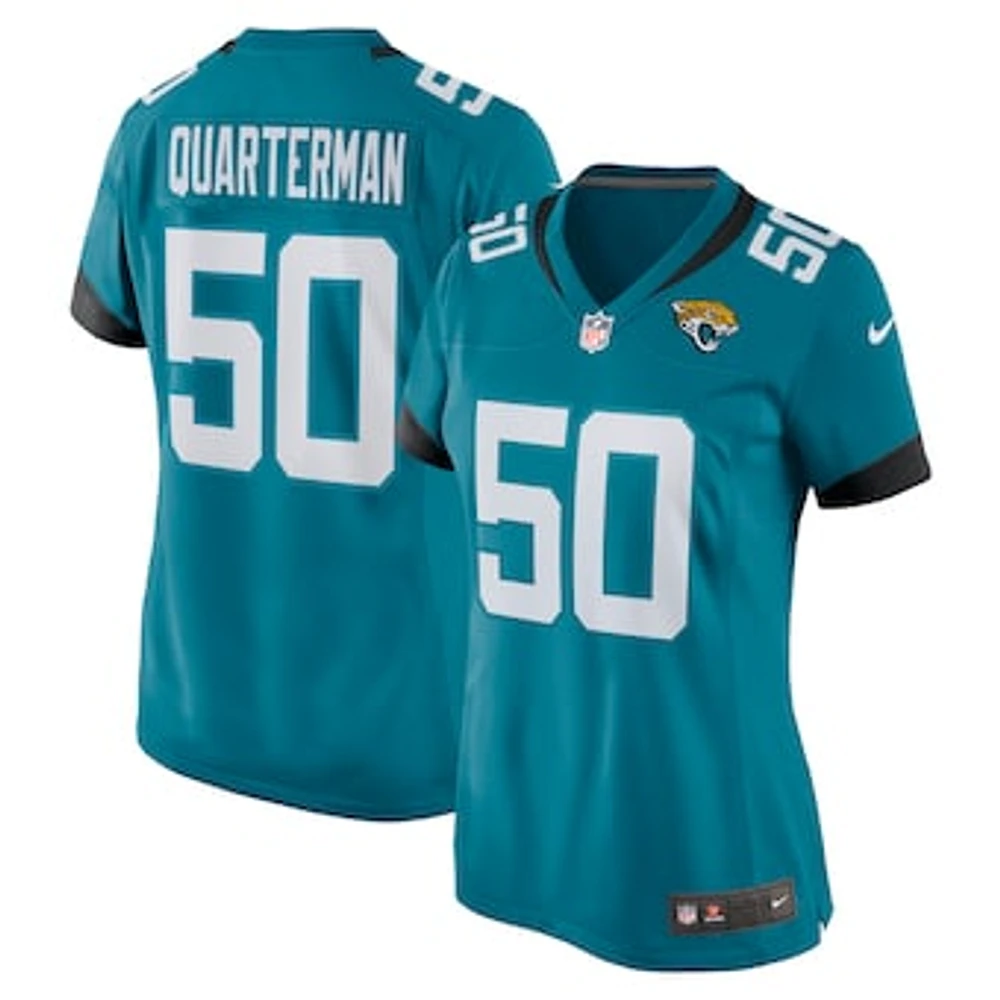 Women's Nike Shaquille Quarterman Teal Jacksonville Jaguars Game Jersey