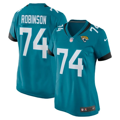 Women's Nike Cam Robinson Teal Jacksonville Jaguars Game Jersey