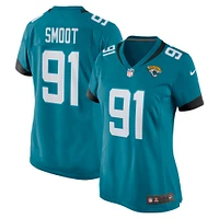 Women's Nike Dawuane Smoot Teal Jacksonville Jaguars Game Jersey