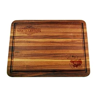 Kansas Jayhawks Large Acacia Personalized Cutting & Serving Board