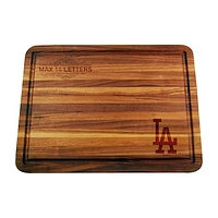 Los Angeles Dodgers Large Acacia Personalized Cutting & Serving Board