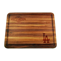 Los Angeles Dodgers Large Acacia Personalized Cutting & Serving Board