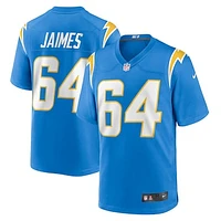 Men's Nike Brenden Jaimes Powder Blue Los Angeles Chargers Game Jersey