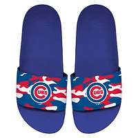 Men's ISlide Chicago Cubs Camo Motto Slide Sandals