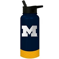 Michigan Wolverines 32oz. Logo Thirst Hydration Water Bottle