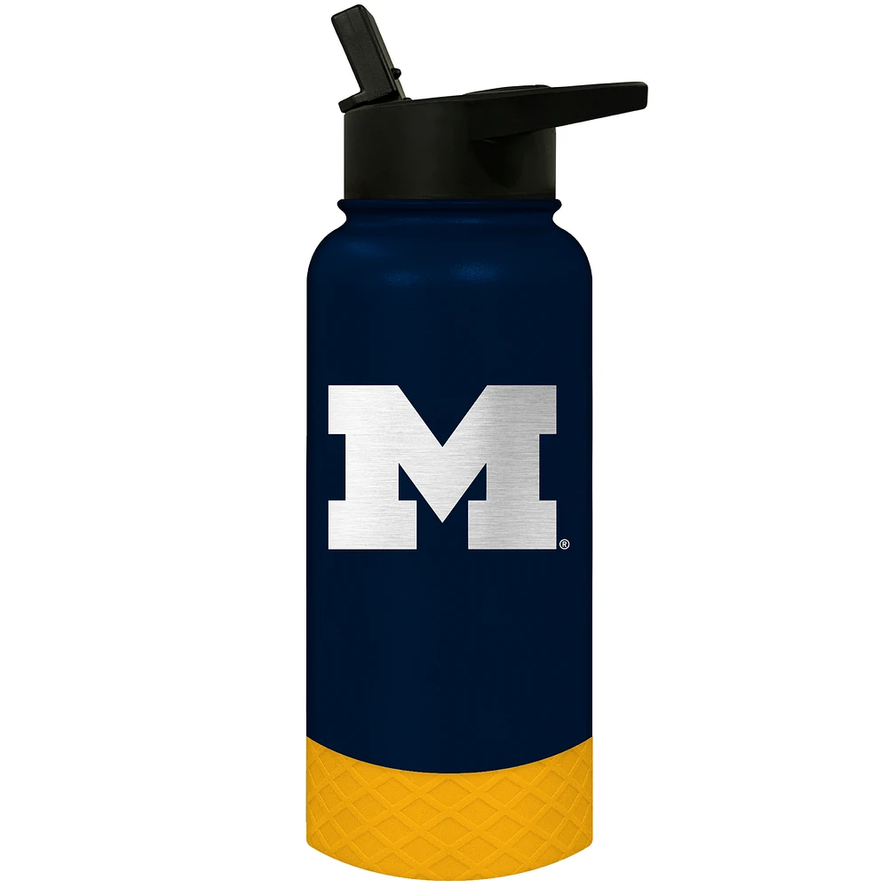 Michigan Wolverines 32oz. Logo Thirst Hydration Water Bottle