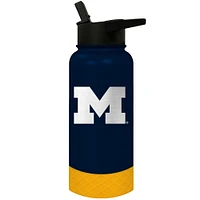 Michigan Wolverines 32oz. Logo Thirst Hydration Water Bottle