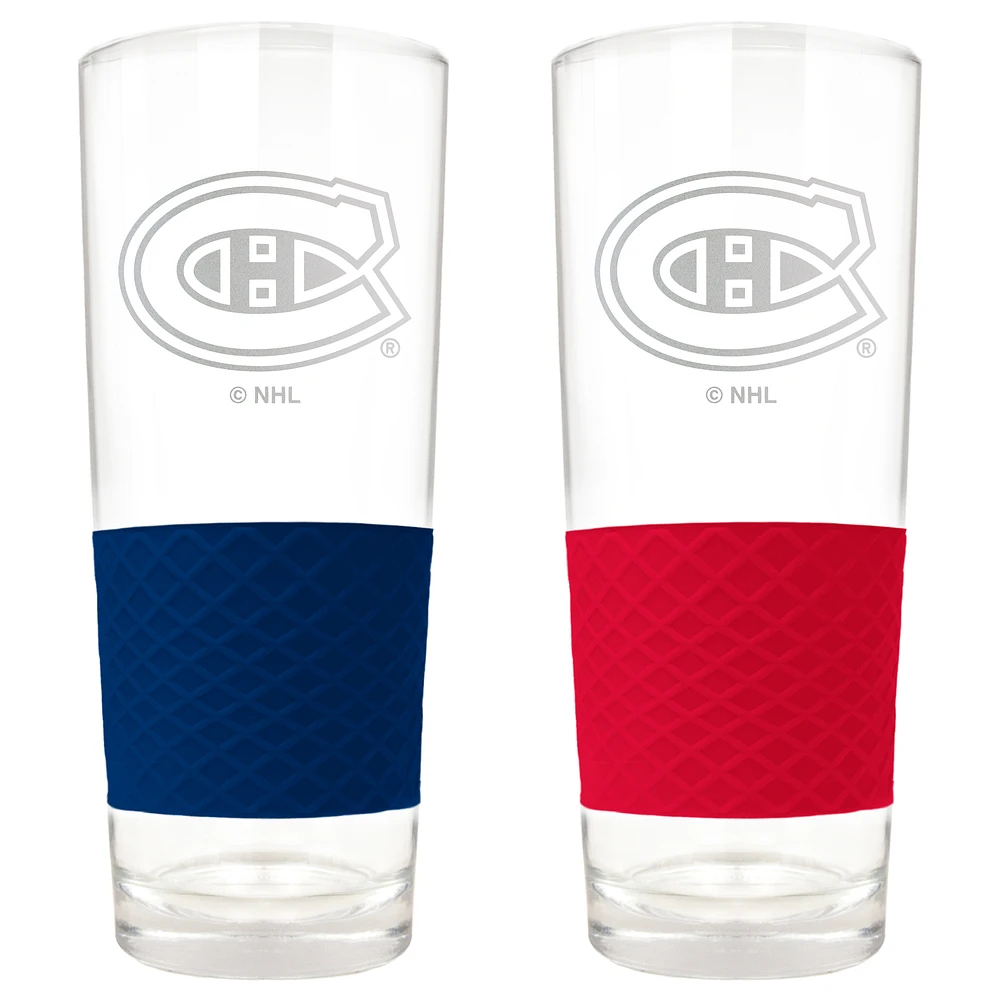 Montreal Canadiens 22oz. Logo Score Pint Glass Two-Piece Set