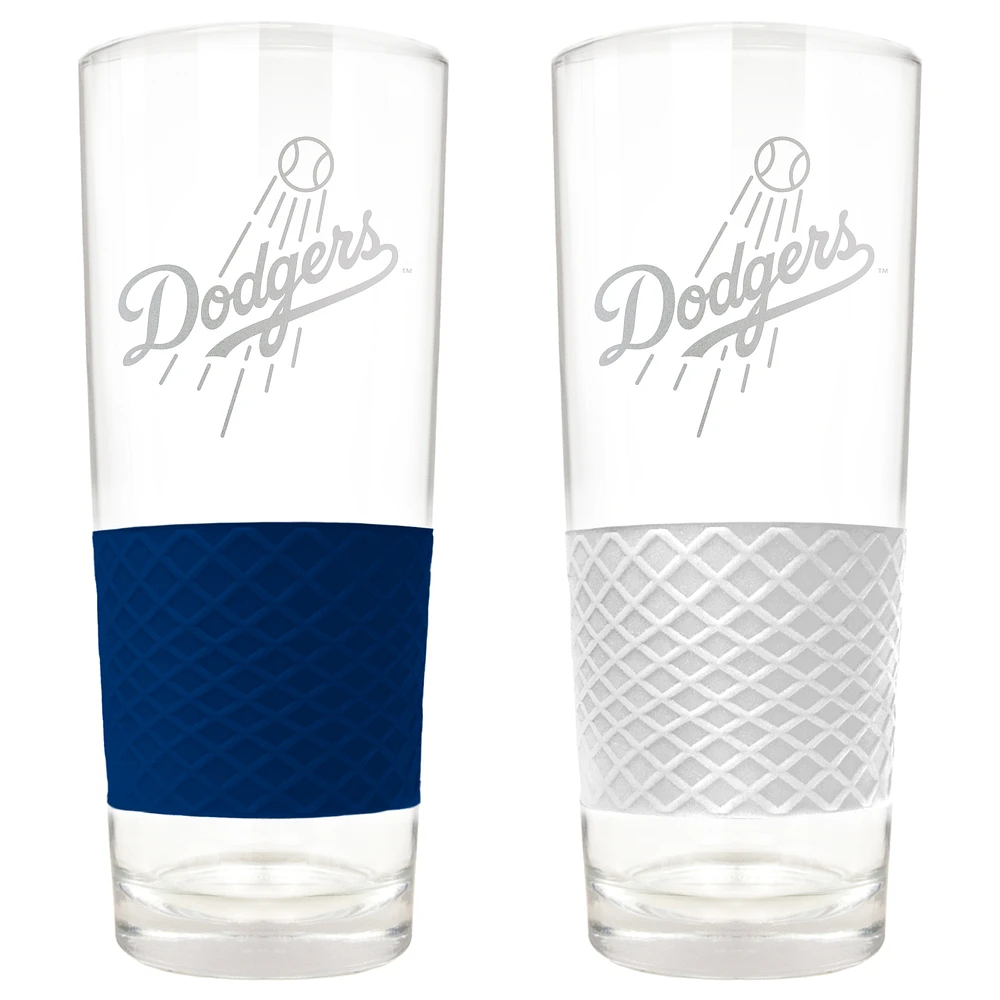 Los Angeles Dodgers 22oz. Logo Score Pint Glass Two-Piece Set