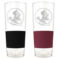 Florida State Seminoles 22oz. Logo Score Pint Glass Two-Piece Set