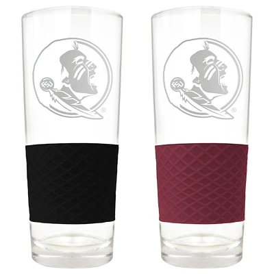 Florida State Seminoles 22oz. Logo Score Pint Glass Two-Piece Set