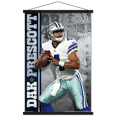 Dak Prescott Dallas Cowboys 24'' x 34'' Magnetic Framed Team Players Only Poster