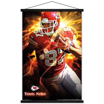 Travis Kelce Kansas City Chiefs 24'' x 34'' Magnetic Framed Players Only Poster