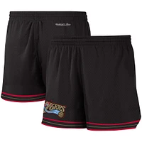 Women's Mitchell & Ness Black Philadelphia 76ers Jump Shot Shorts