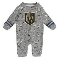 Infant Heather Gray Vegas Golden Knights Gifted Player Long Sleeve Jumper