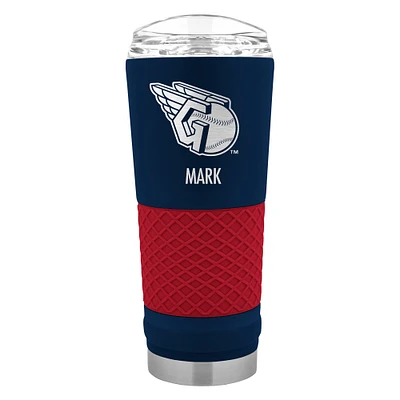 Cleveland Indians 24oz. Personalized Team Color Draft Tumbler