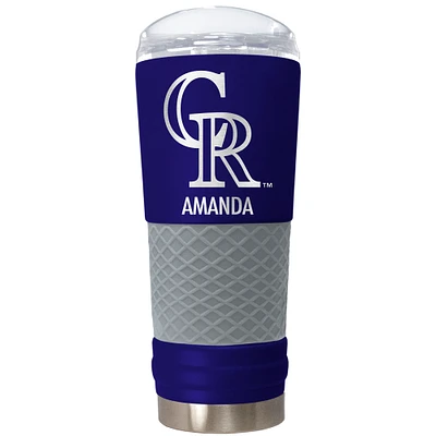 Colorado Rockies 24oz. Personalized Team Color Draft Tumbler