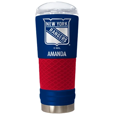 New York Rangers 24oz. Personalized Team Color Draft Tumbler