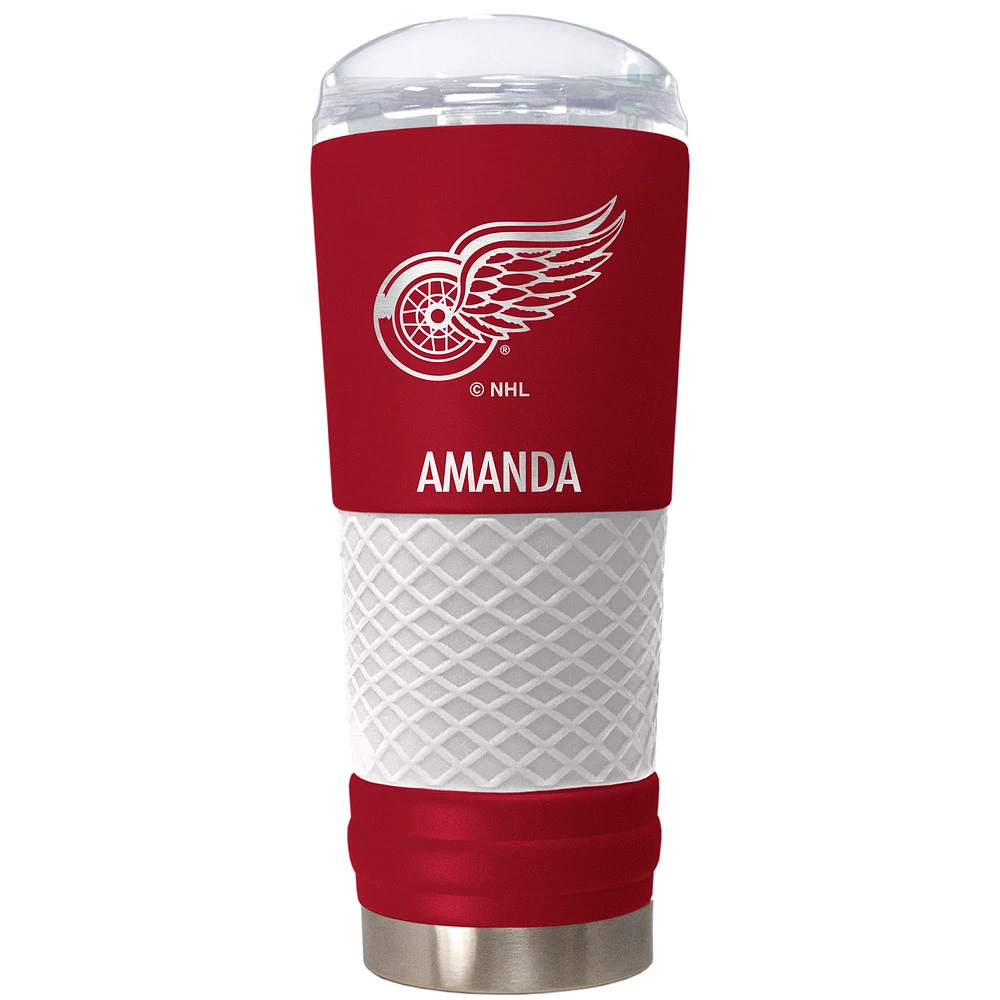 Detroit Red Wings 24oz. Personalized Team Color Draft Tumbler