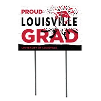 Louisville Cardinals 18'' x 24'' Proud Grad Yard Sign