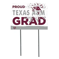 Texas A&M Aggies 18'' x 24'' Proud Grad Yard Sign