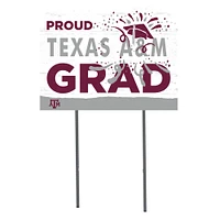 Texas A&M Aggies 18'' x 24'' Proud Grad Yard Sign