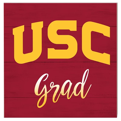 USC Trojans 10'' x 10'' Grad Plaque