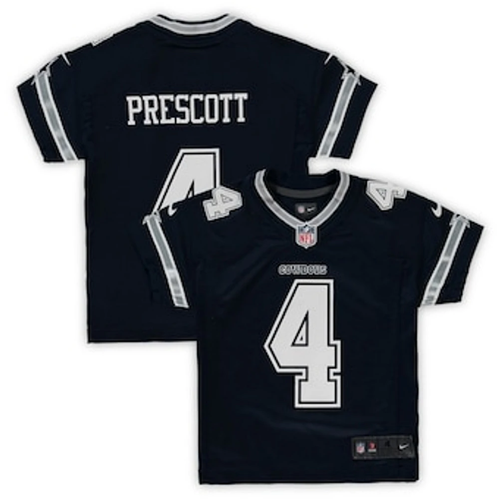 Preschool Nike Dak Prescott Navy Dallas Cowboys Team Game Jersey