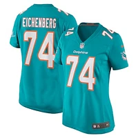 Women's Nike Liam Eichenberg Aqua Miami Dolphins Game Jersey