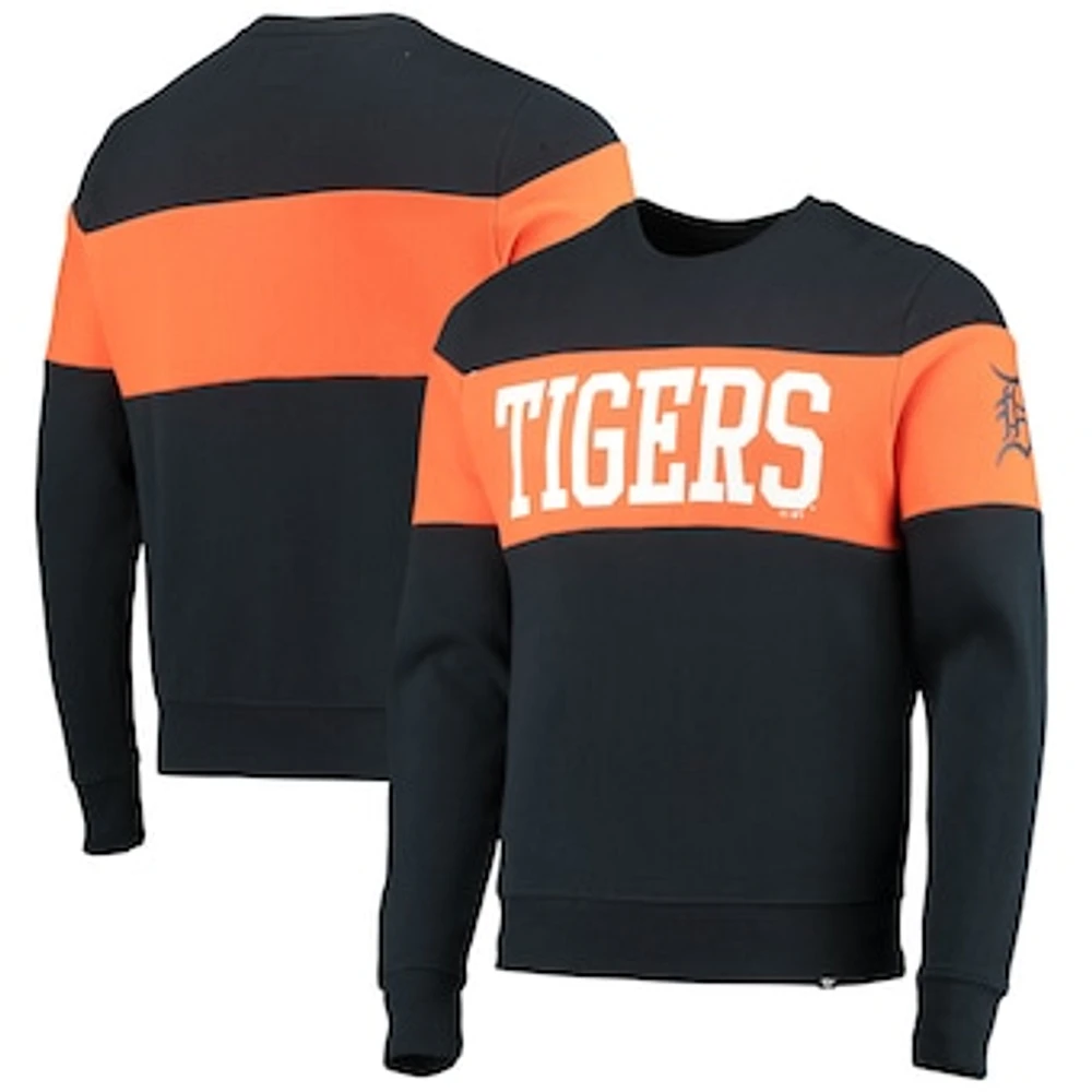 Men's '47 Navy Detroit Tigers Interstate Pullover Sweatshirt