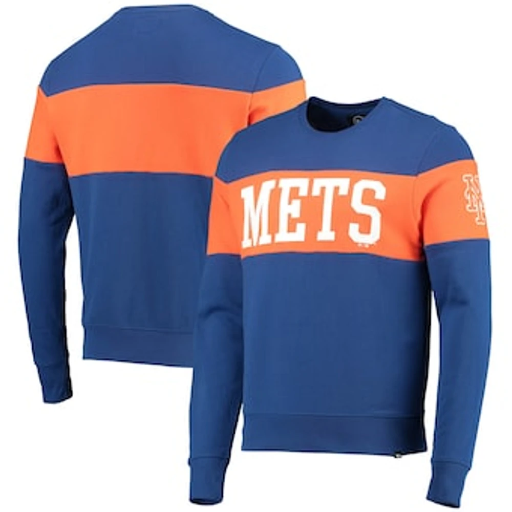 Men's '47 Royal New York Mets Interstate Pullover Sweatshirt