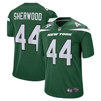 Men's Nike Jamien Sherwood Gotham Green New York Jets Game Jersey