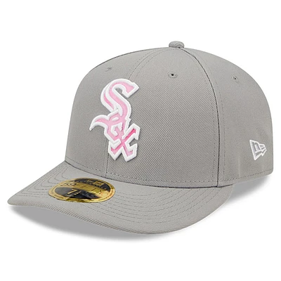 Men's New Era Gray Chicago White Sox 2022 Mother's Day On-Field Low Profile 59FIFTY Fitted Hat