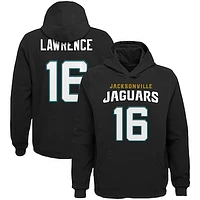 Youth Trevor Lawrence Black Jacksonville Jaguars Mainliner Player Name & Number Pullover Hoodie