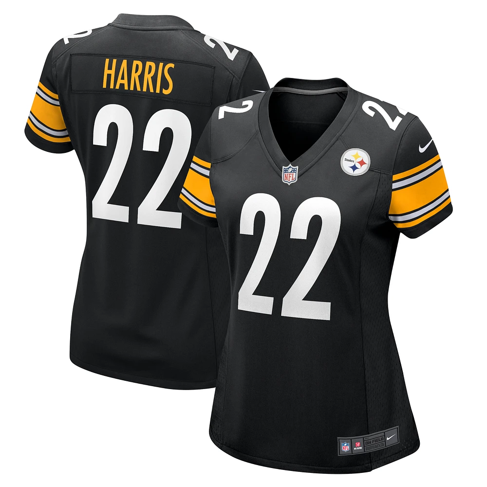 Women's Nike Najee Harris Black Pittsburgh Steelers Team Game Jersey