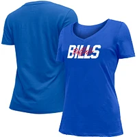 Women's New Era Royal Buffalo Bills 2022 NFL Draft V-Neck T-Shirt