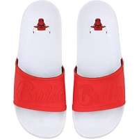 Women's FOCO Chicago Bulls Script Wordmark Slide Sandals