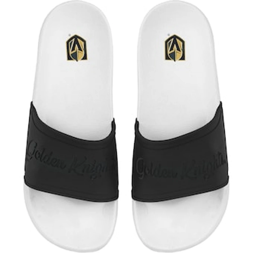 Women's FOCO Vegas Golden Knights Script Wordmark Slide Sandals