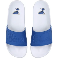 Women's FOCO St. Louis Blues Script Wordmark Slide Sandals