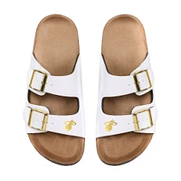 Women's FOCO Miami Heat Double-Buckle Sandals