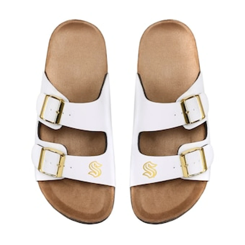 Women's FOCO Seattle Kraken Double-Buckle Sandals