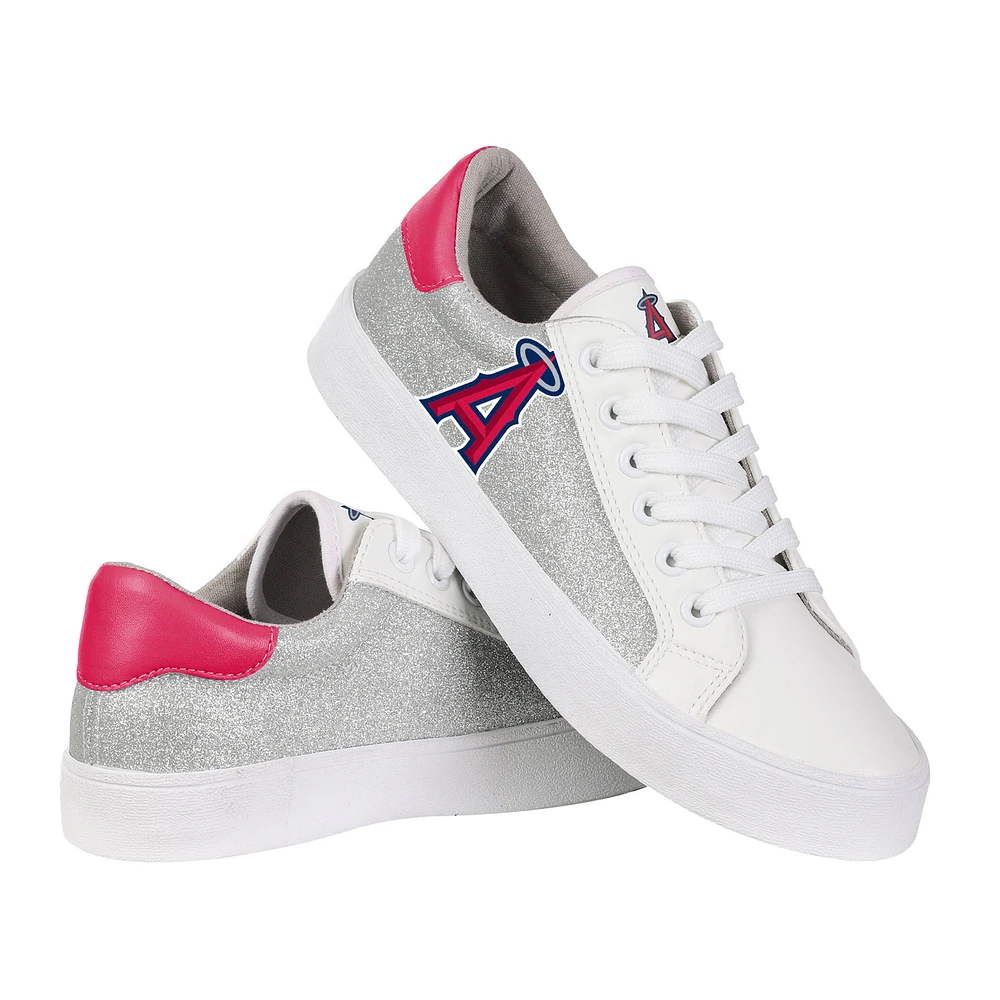 Women's FOCO Los Angeles Angels Glitter Sneakers