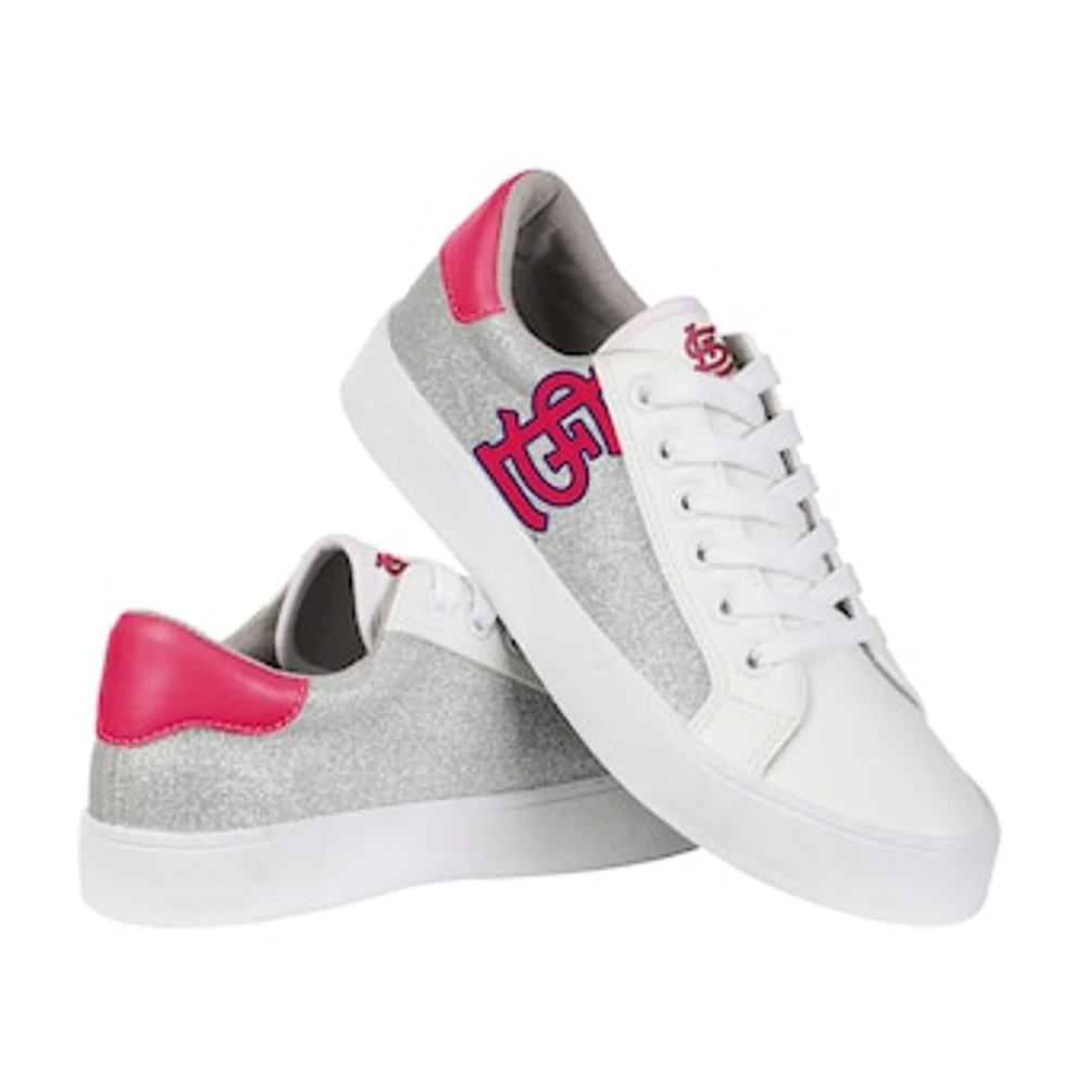 Women's FOCO St. Louis Cardinals Glitter Sneakers