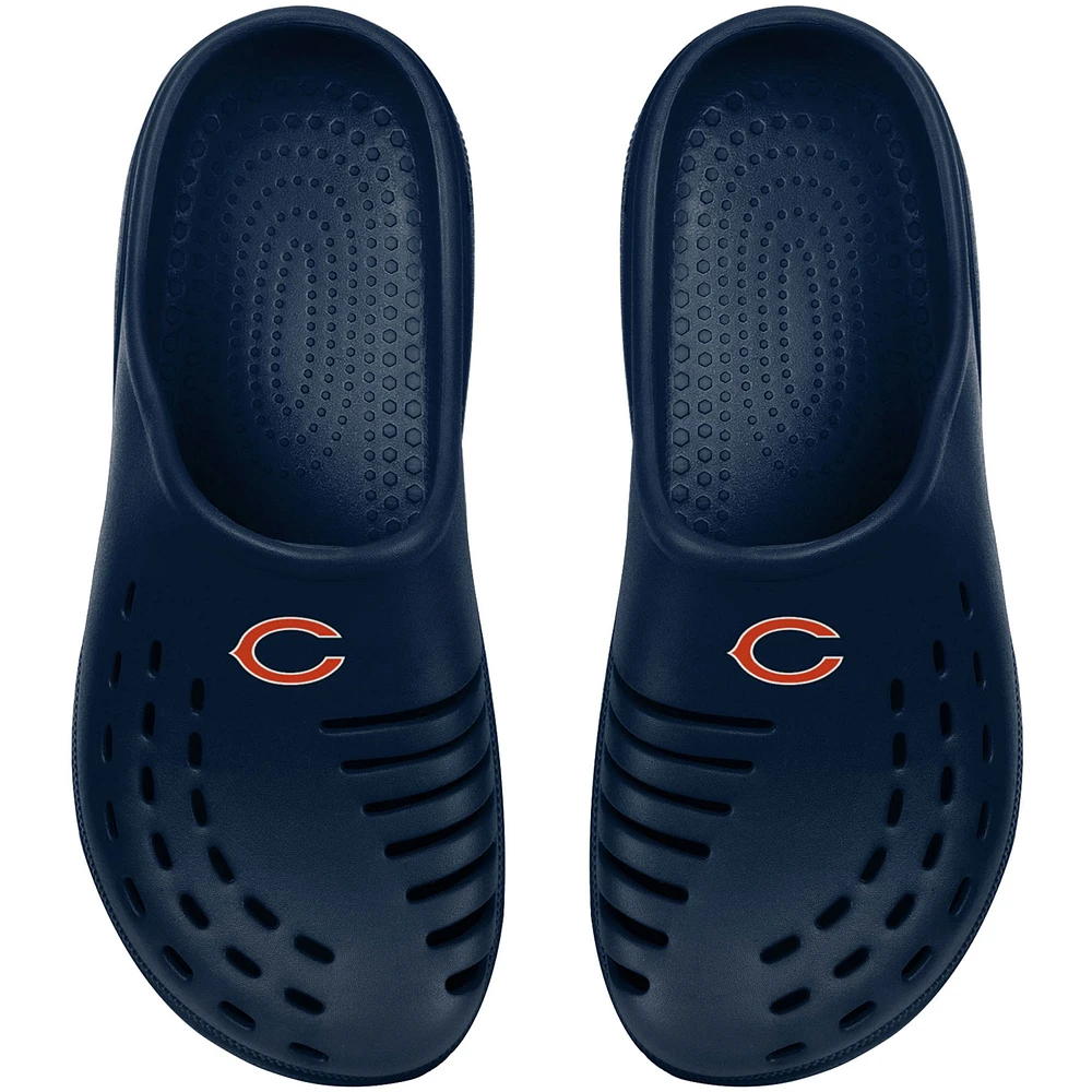 Youth FOCO Navy Chicago Bears Sunny Day Clogs