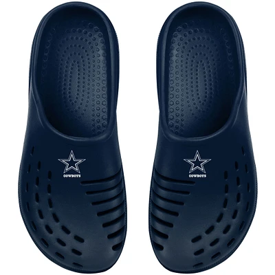 Youth FOCO Navy Dallas Cowboys Sunny Day Clogs