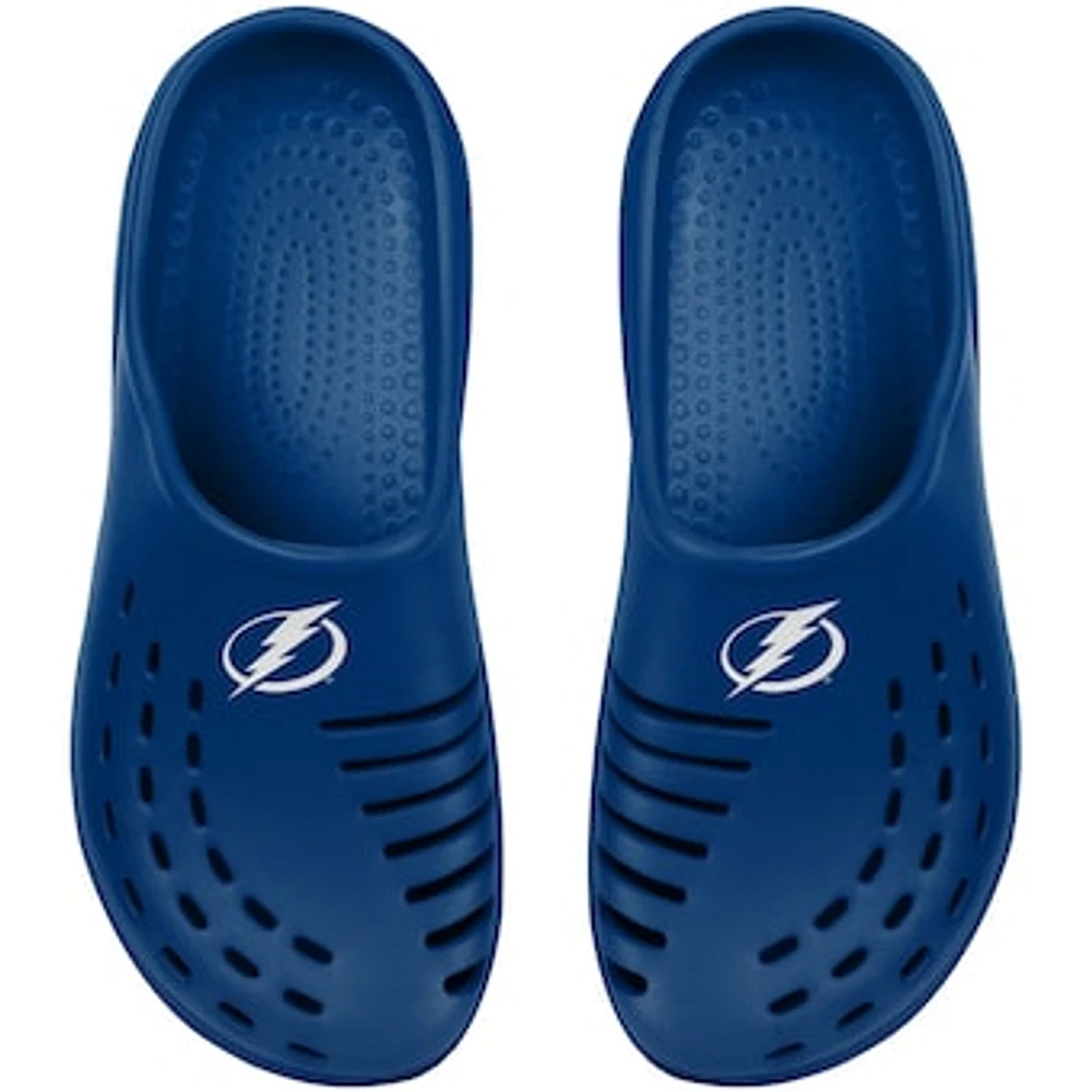 Youth FOCO Blue Tampa Bay Lightning Sunny Day Clogs