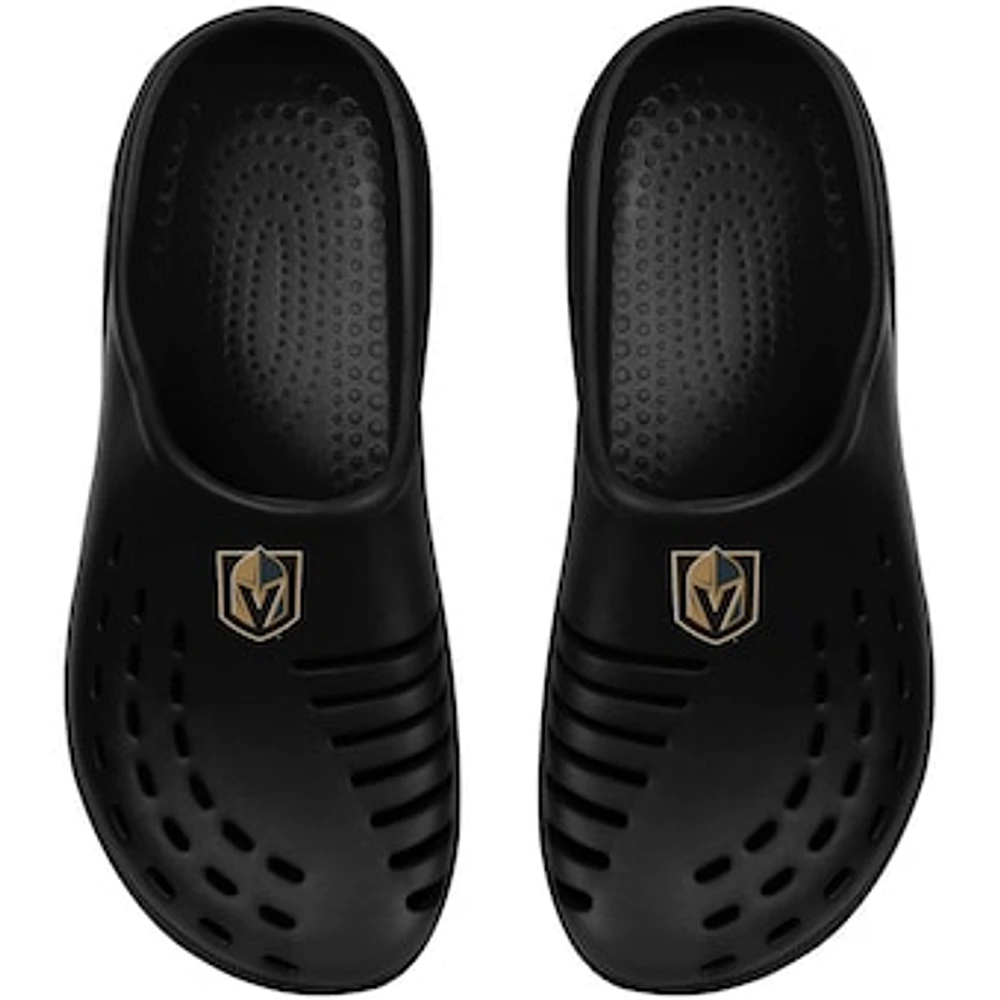 Youth FOCO Black Vegas Golden Knights Sunny Day Clogs