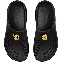 Youth FOCO Black San Diego Padres Sunny Day Clogs