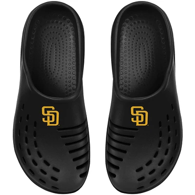 Youth FOCO Black San Diego Padres Sunny Day Clogs